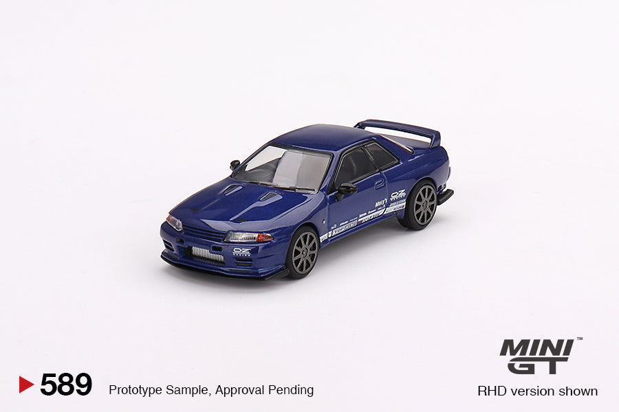 Nissan Skyline GT‑R Top Secret VR32 Metallic Blue – MiniGT