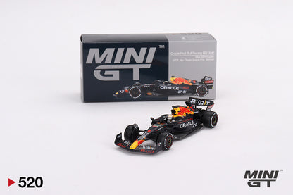 Oracle Red Bull Racing RB18 #1 Max Verstappen 2022 Abu Dhabi GP Winner 1:64 Mini GT