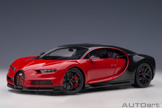 Bugatti Chiron Sport – 2019 – Italian Red & Carbon – Autoart