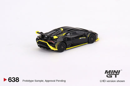 Lamborghini Huracán STO – Nero Noctis – MiniGT
