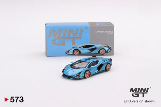 Lamborghini Sián FKP 37 – Blu Aegir – 1:64 – Mini GT