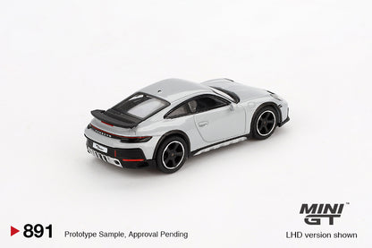 Porsche 911 Dakar Ice Gray Metallic 1:64 Mini GT