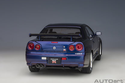 Nissan Skyline GT‑R (R34) V‑Spec II – Midnight Purple III – Autoart