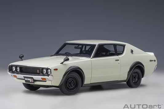 Nissan Skyline 2000 GT‑R (KPGC110) – 1973 – White – Autoart
