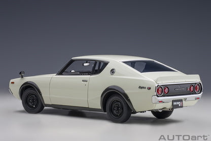 Nissan Skyline 2000 GT‑R (KPGC110) – 1973 – White – Autoart
