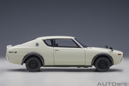 Nissan Skyline 2000 GT‑R (KPGC110) – 1973 – White – Autoart