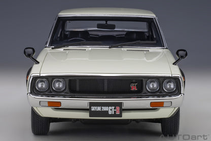 Nissan Skyline 2000 GT‑R (KPGC110) – 1973 – White – Autoart