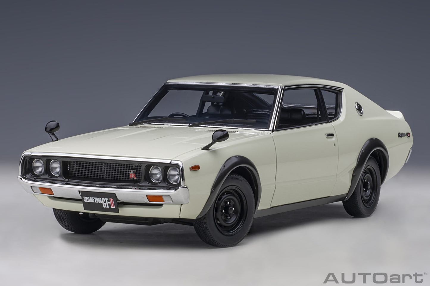 Nissan Skyline 2000 GT‑R (KPGC110) – 1973 – White – Autoart