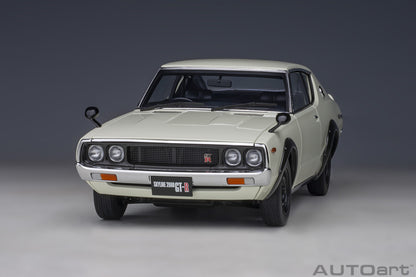 Nissan Skyline 2000 GT‑R (KPGC110) – 1973 – White – Autoart