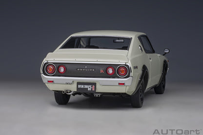Nissan Skyline 2000 GT‑R (KPGC110) – 1973 – White – Autoart