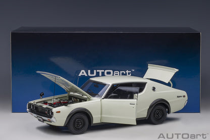 Nissan Skyline 2000 GT‑R (KPGC110) – 1973 – White – Autoart