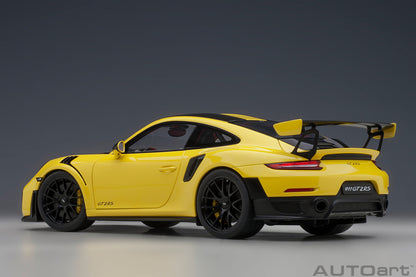 Porsche 911 (991.2) GT2 RS Weissach Package – 2017 – Racing Yellow – 1:18 – AUTOart