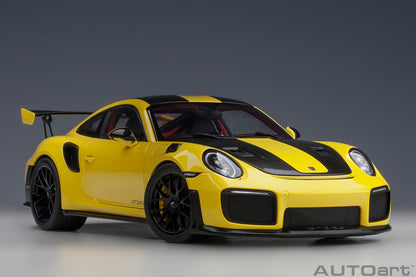 Porsche 911 (991.2) GT2 RS Weissach Package – 2017 – Racing Yellow – 1:18 – AUTOart