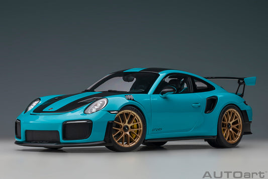 Porsche 911 (991.2) GT2 RS Weissach Package – 2017 – Miami Blue – AUTOart