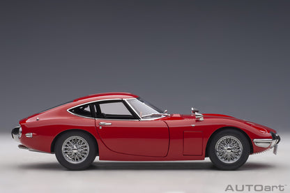 Toyota 2000GT – 1967 – Red with Wire‑Spoke Wheels – AUTOart