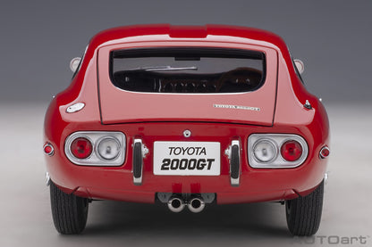 Toyota 2000GT – 1967 – Red with Wire‑Spoke Wheels – AUTOart