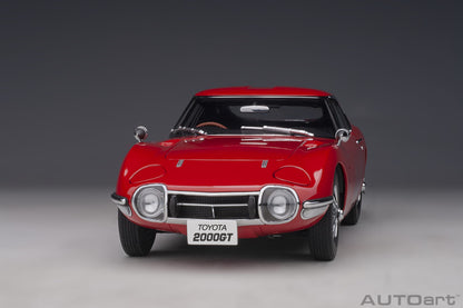 Toyota 2000GT – 1967 – Red with Wire‑Spoke Wheels – AUTOart
