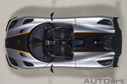 Koenigsegg Agera RS – 2015 – Moon Silver/Carbon s narandžastim akcentima – AUTOart