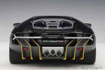 Lamborghini Centenario – 2017 – Carbon (Clear Carbon with Yellow Accents) – 1:18 – AUTOart