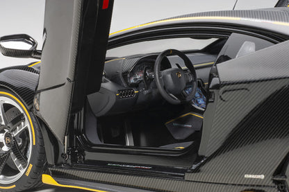 Lamborghini Centenario – 2017 – Carbon (Clear Carbon with Yellow Accents) – 1:18 – AUTOart