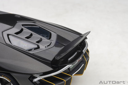 Lamborghini Centenario – 2017 – Carbon (Clear Carbon with Yellow Accents) – 1:18 – AUTOart