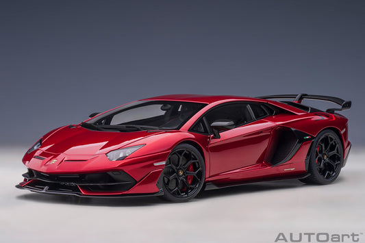 Lamborghini Aventador SVJ – 2018 – Rosso Efesto Metallic – 1:18 – AUTOart
