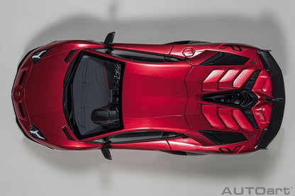 Lamborghini Aventador SVJ – 2018 – Rosso Efesto Metallic – 1:18 – AUTOart