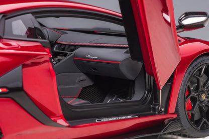 Lamborghini Aventador SVJ – 2018 – Rosso Efesto Metallic – 1:18 – AUTOart