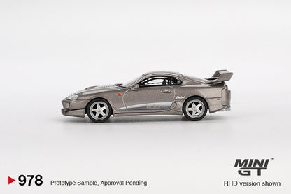 Toyota Supra VeilSide Combat V-II Combat Grey 1:64 Mini GT