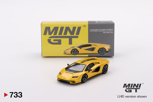 Lamborghini Countach LPI 800-4 – New Giallo Orion – MiniGT