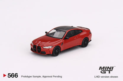 BMW M4 Competition (G82) – Toronto Red Metallic – 1:64 – Mini GT