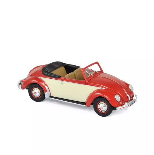 Volkswagen Hebmüller 1949 Cabriolet – Red & Creme – Norev