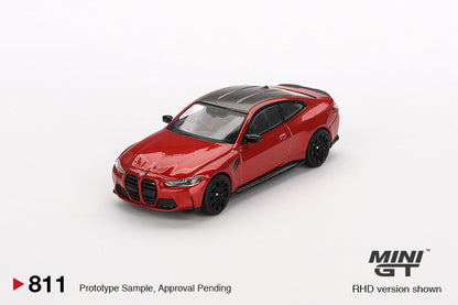 BMW M4 Competition G82 Sakhir Orange 1:64 Mini GT