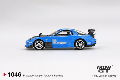 Mazda RX-7 RE-Amemiya 20B NA 3ROTOR-7 “Ama-san Go” 1:64 Mini GT