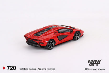 Lamborghini Countach LPI 800-4 – 2024 – Rosso Mars – 1:64 – Mini GT (MiJo Exclusives)