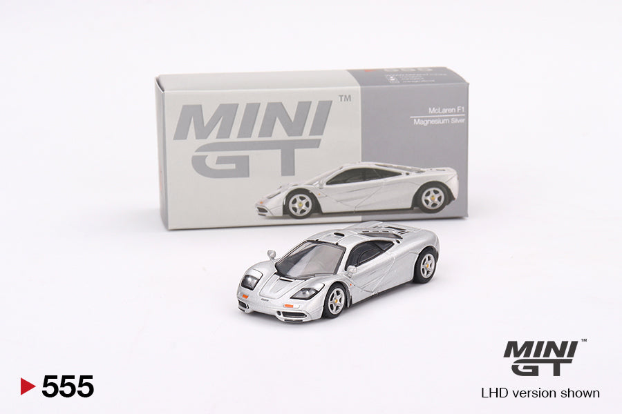 McLaren F1 Magnesium Silver – MiniGT
