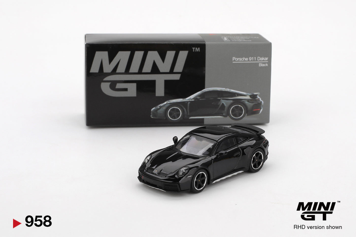 Porsche 911 Dakar crna 1:64 Mini GT