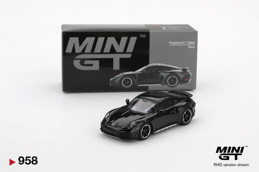 Porsche 911 Dakar crna 1:64 Mini GT