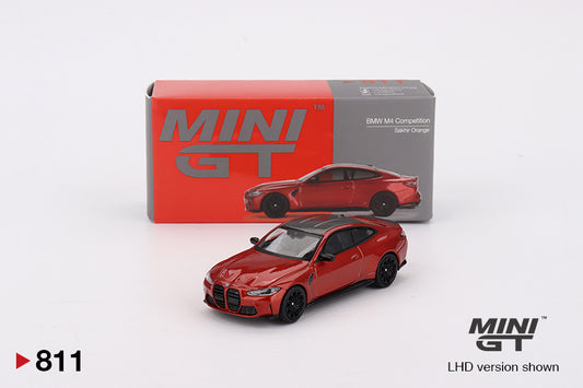 BMW M4 Competition G82 Sakhir Orange 1:64 Mini GT