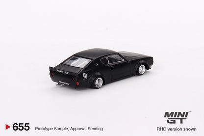Nissan Skyline Kenmeri – Liberty Walk Matt Black – MiniGT