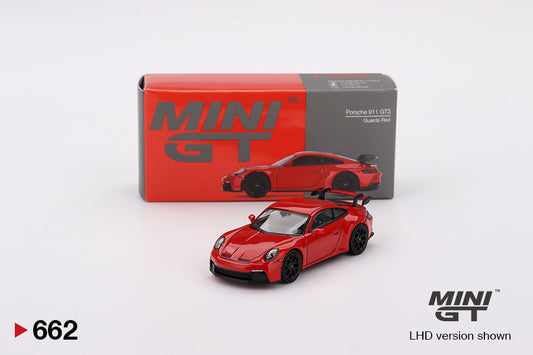 Porsche 911 (992) GT3 – Guards Red – MiniGT