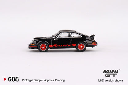 Porsche 911 Carrera RS 2.7 – Black with Red Livery – MiniGT