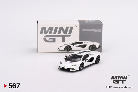 Lamborghini Countach LPI 800‑4 Bianco Siderale – MiniGT