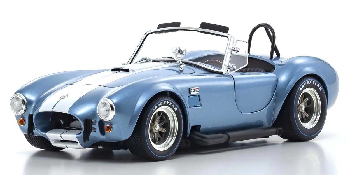 Shelby Cobra 427 S/C Spider 1962 Light Blue-White