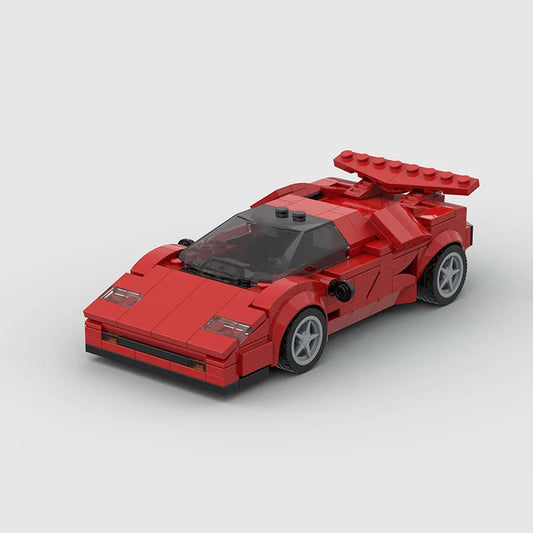 Lamborghini Countach Red autić na sklapanje - pogled sprijeda
