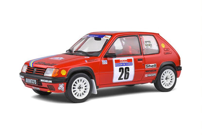 Peugeot 205 Rallye – Tour de Corse 1990 – #26 H. Devin / F. Viste – 1:18 – Solido