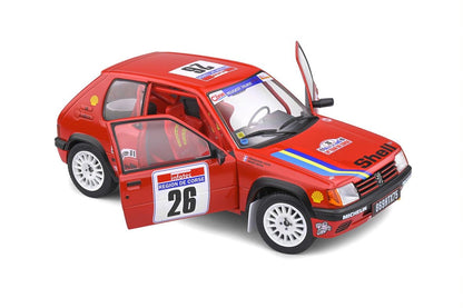 Peugeot 205 Rallye – Tour de Corse 1990 – #26 H. Devin / F. Viste – 1:18 – Solido
