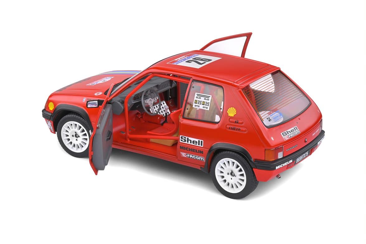 Peugeot 205 Rallye – Tour de Corse 1990 – #26 H. Devin / F. Viste – 1:18 – Solido
