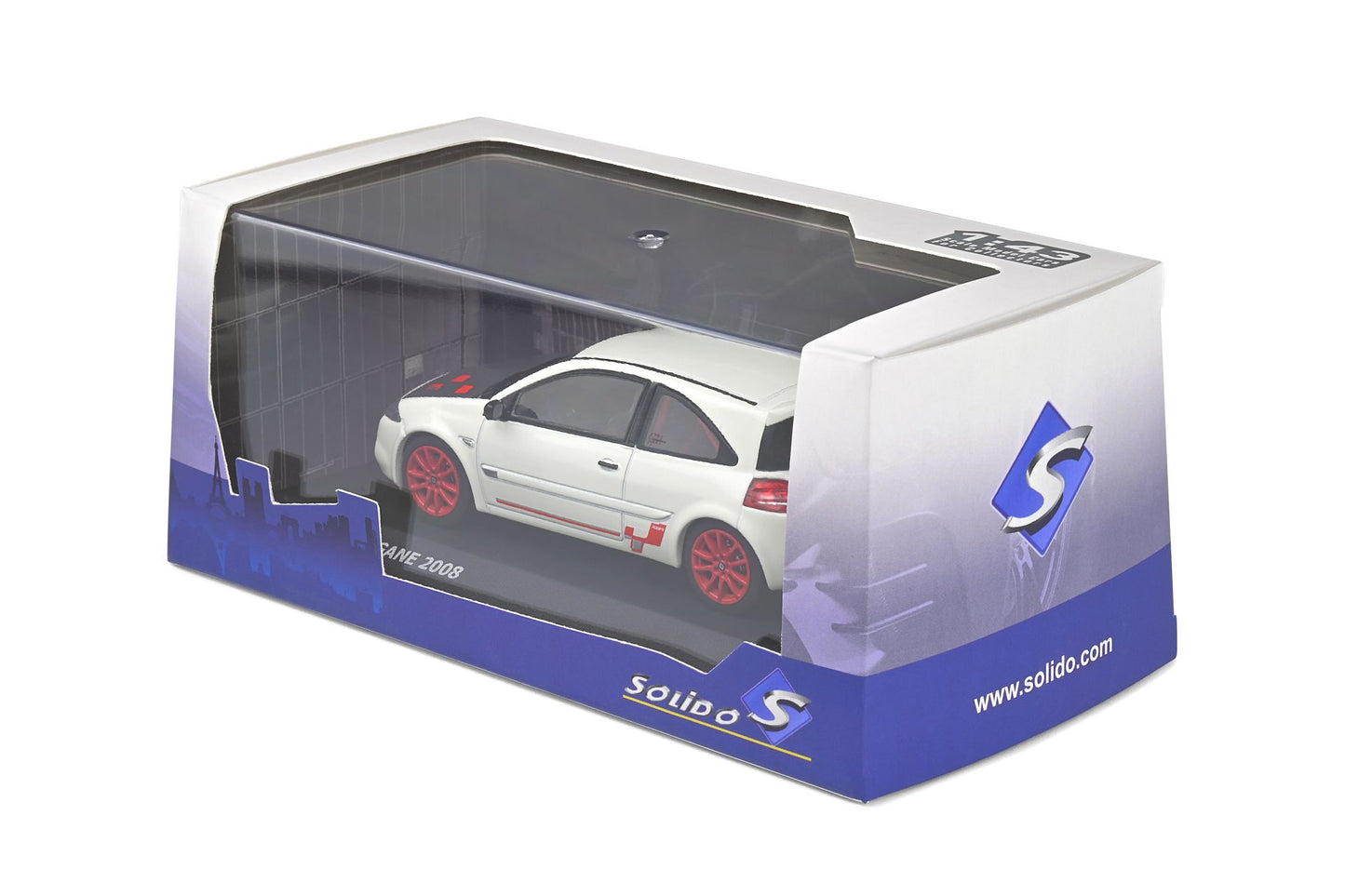 Renault Mégane R26R – Blanc Glacier – 2009 – 1:43 – Solido