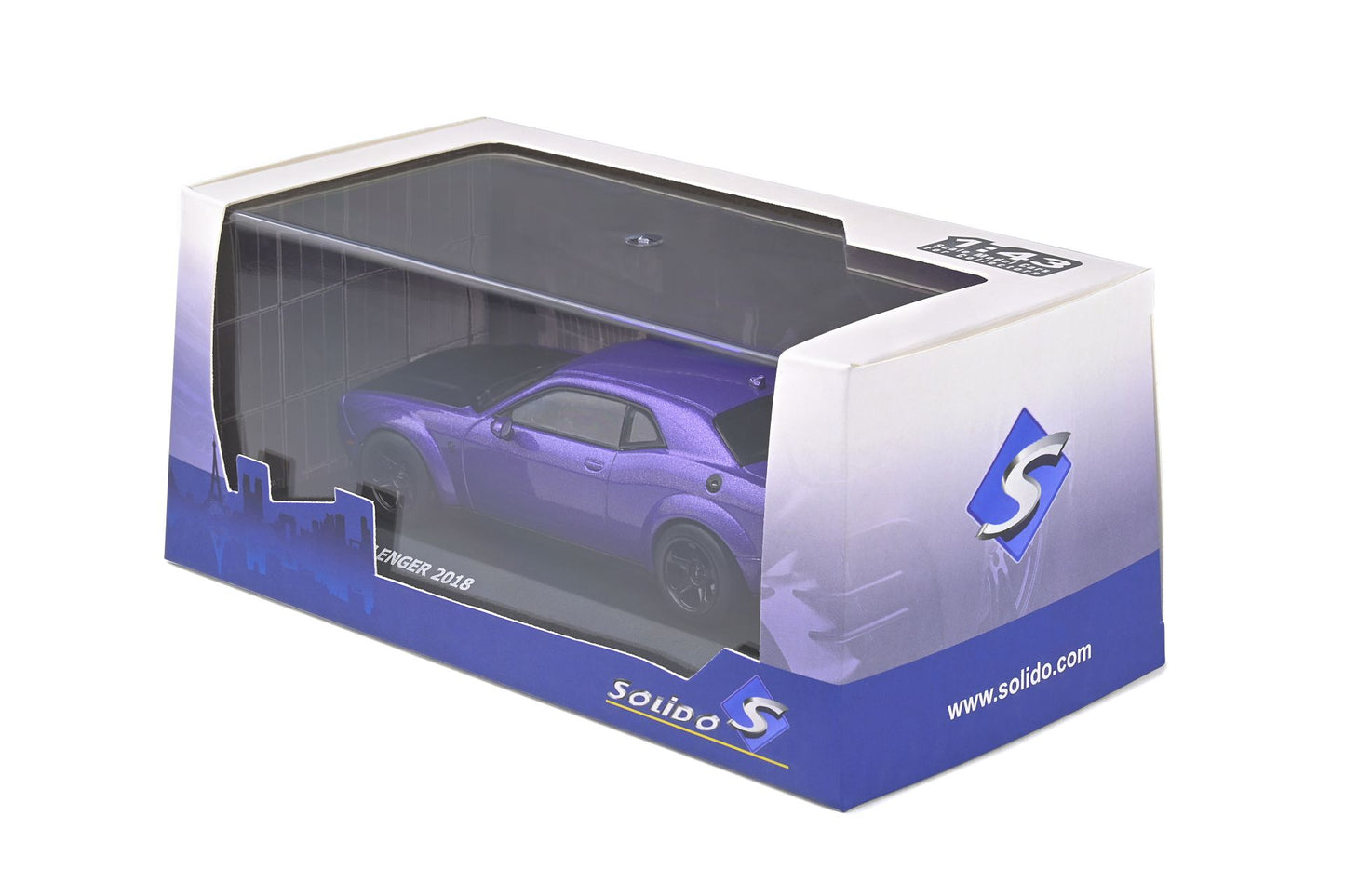 Dodge Challenger Demon – Plum Crazy – 2018 – 1:43 – Solido